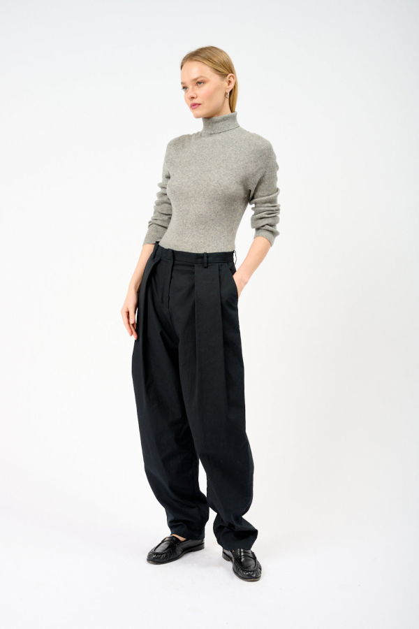 The Elder Statesman Delicash Silk and Cashmere Turtleneck Sweater