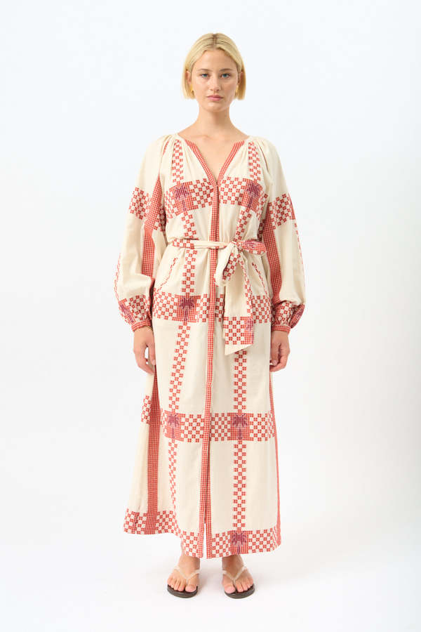 JOHANNA ORTIZ Diosa Geomtrica Tunic Dress