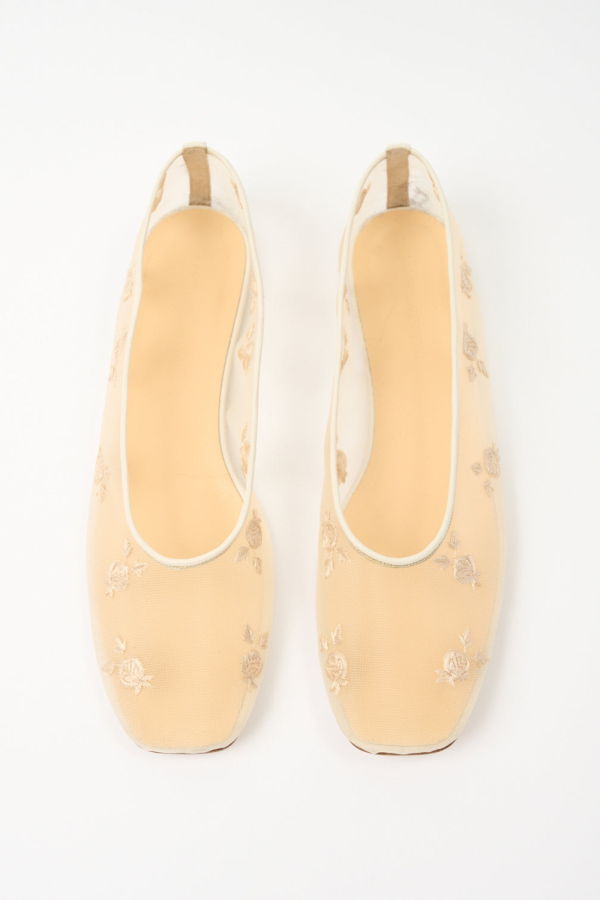 Magda Butrym Embroidery Ballet Flats
