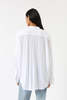 Totême Fluid Jersey Longline Blouse - White - Thumbnail 4