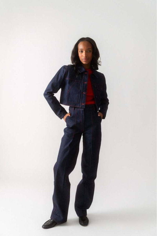 Cecilie Bahnsen Gracie Jacket - Blue