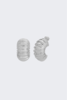 Heaven Mayhem Husk Silver Earrings - Thumbnail 1