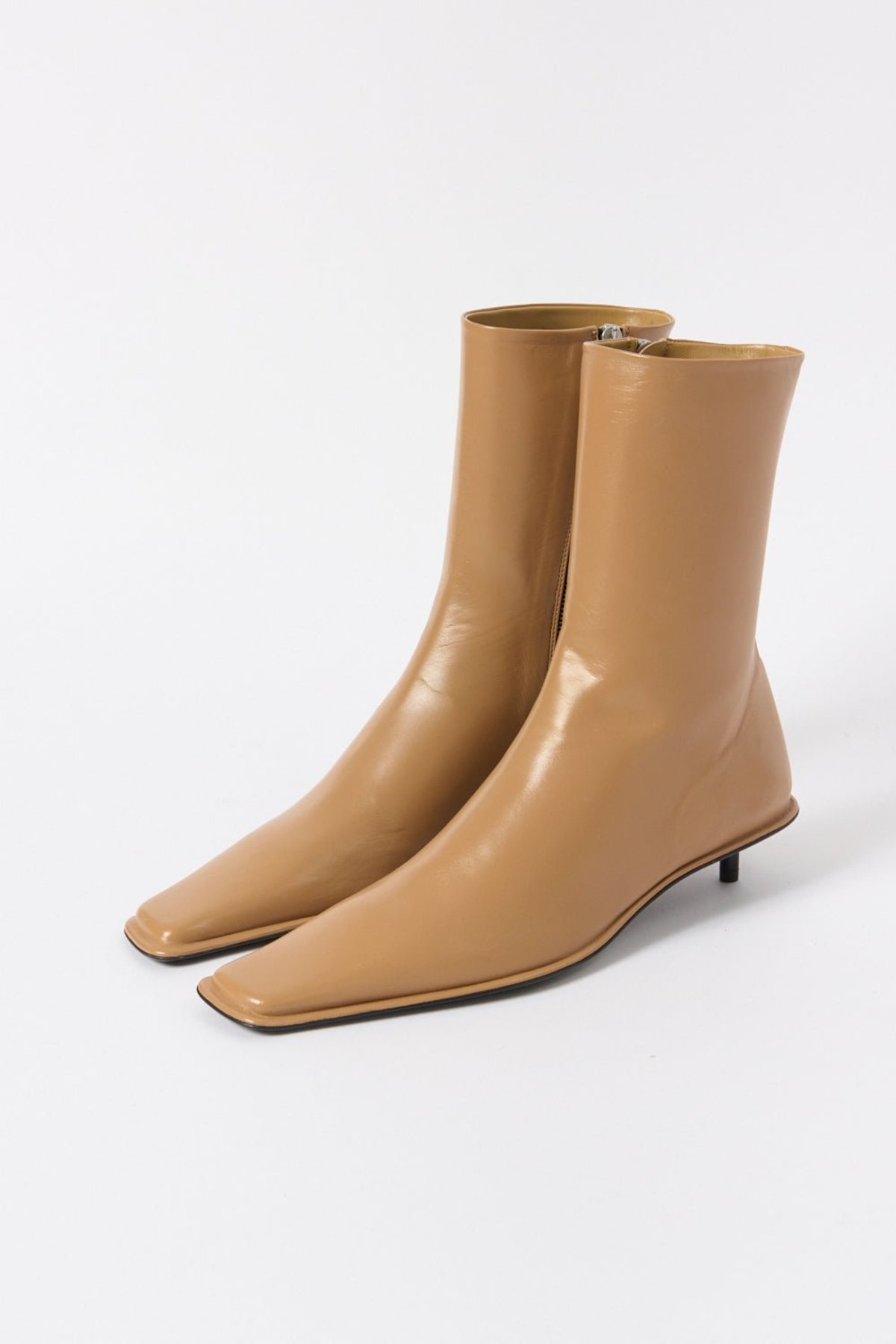 Jil Sander Leather Ankle Boots - Image 1 of 4