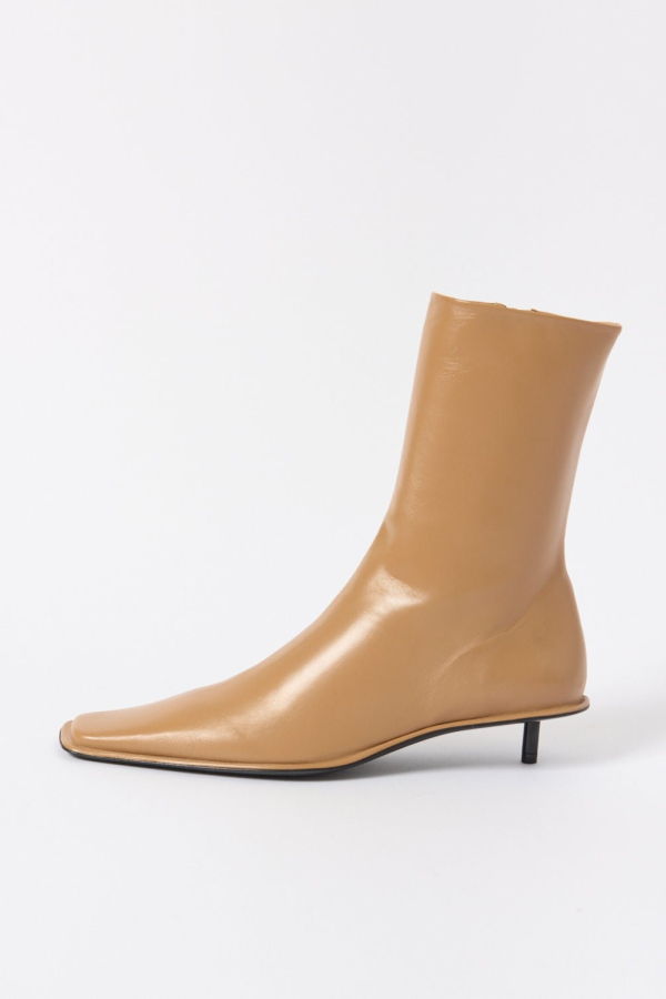 Jil Sander Leather Ankle Boots