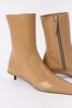 Jil Sander Leather Ankle Boots - Thumbnail 4