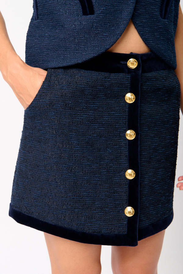 Blaz Milano Lusitano Boucl Mini Skirt