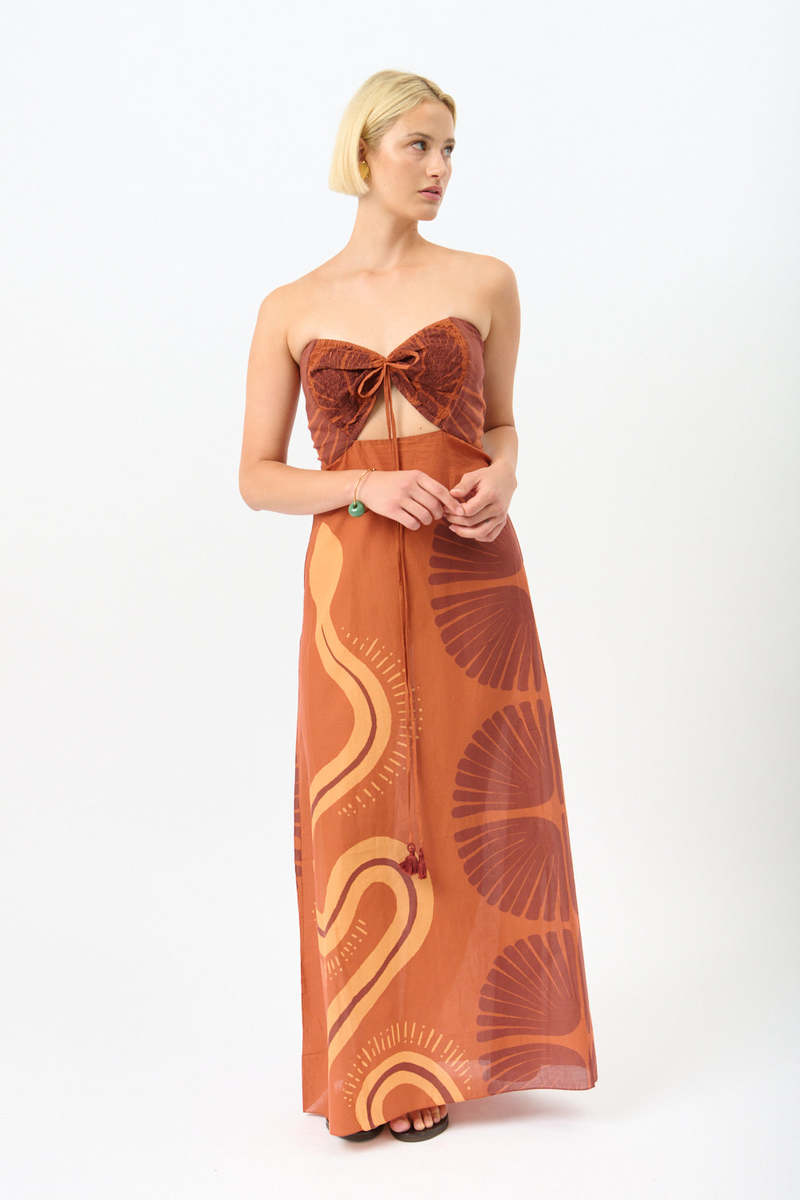 JOHANNA ORTIZ Mother of All Waters Maxi Dress