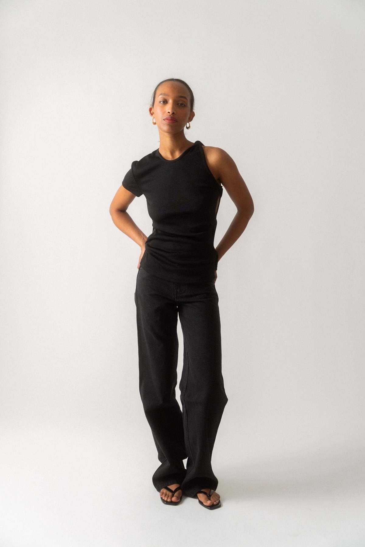 Christopher Esber Open Twist Side Tee - Image 2 of 6