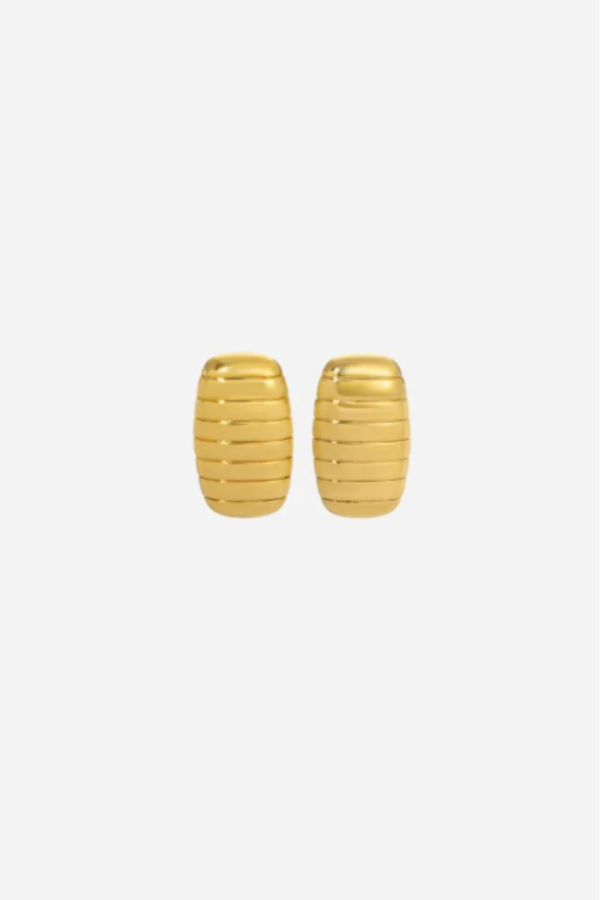 Heaven Mayhem Pillar Gold Earring