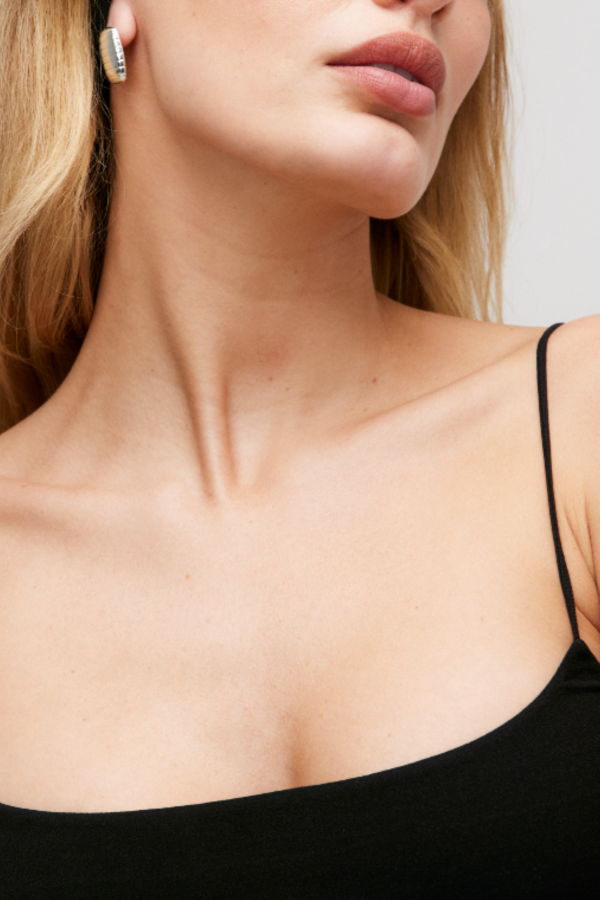 Heaven Mayhem Pillar Silver Earrings