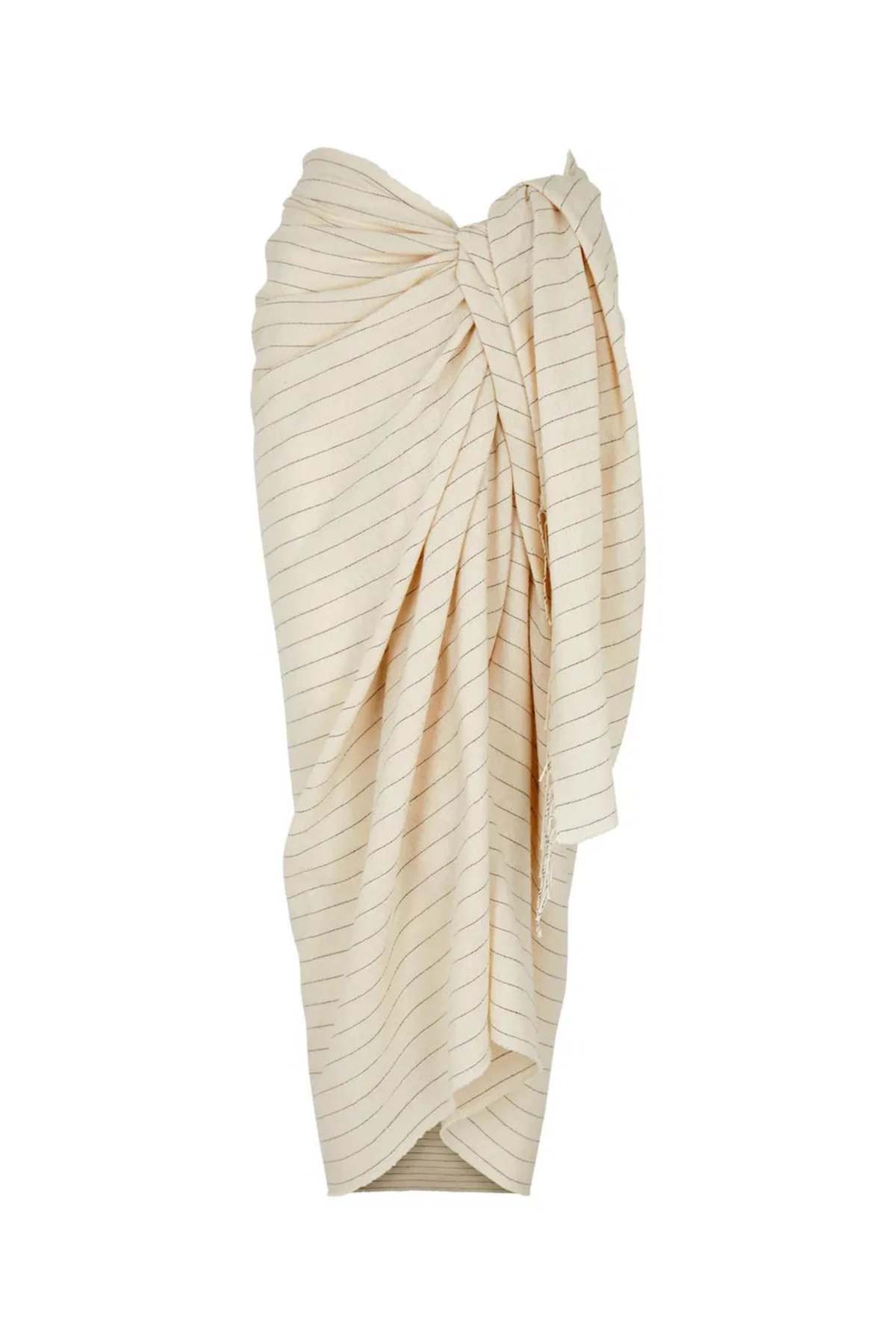Totême Pinstriped Cotton Sarong - Image 1 of 6