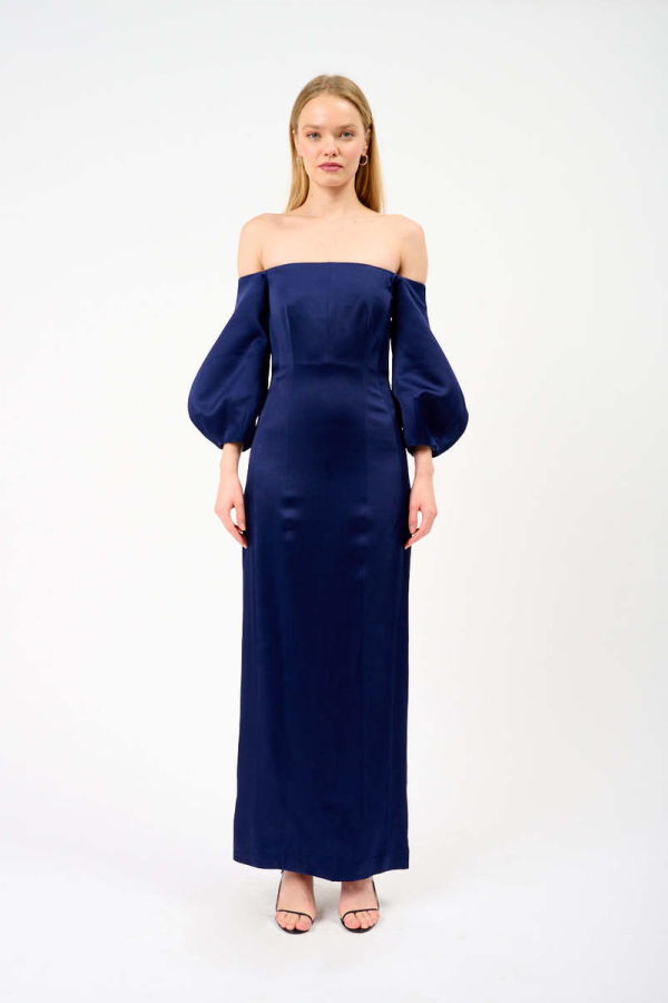 Galvan Ponza Off-The-Shoulder Dress