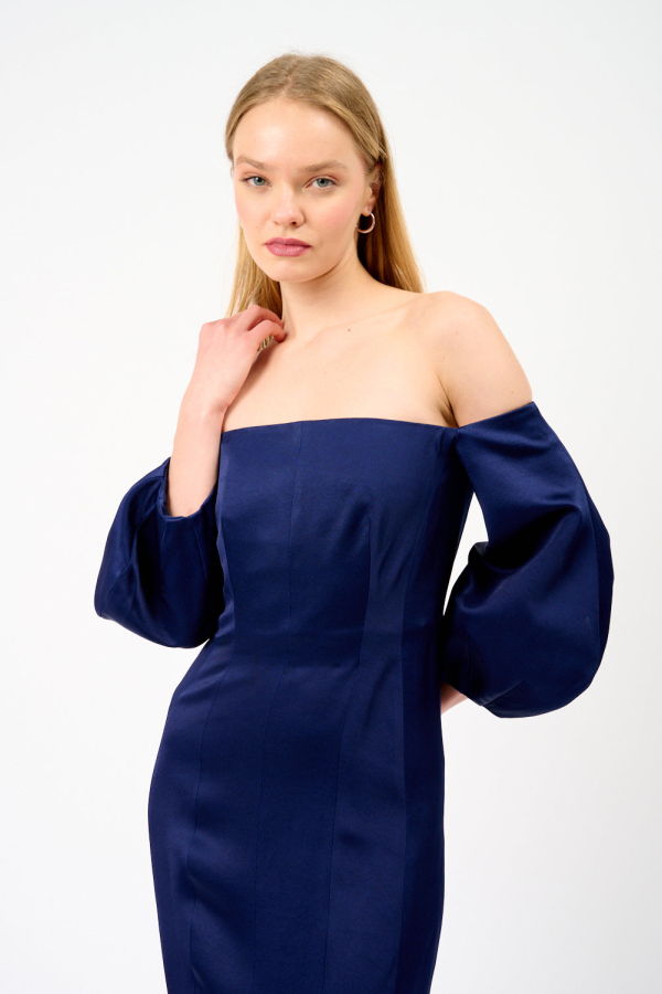 Galvan Ponza Off-The-Shoulder Dress