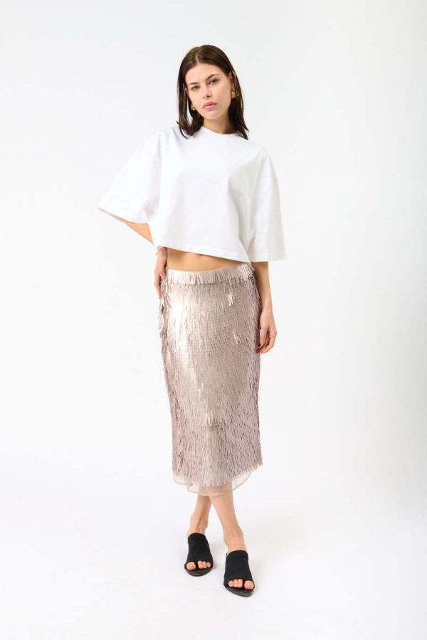 Rohe Rhe Embellished Sequin Skirt