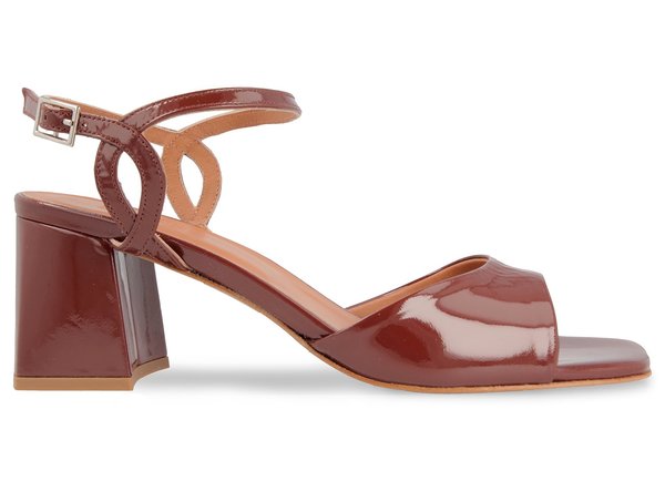 By Far Alana - Brown Patent Leather By Far Alana - Brown Patent Leather