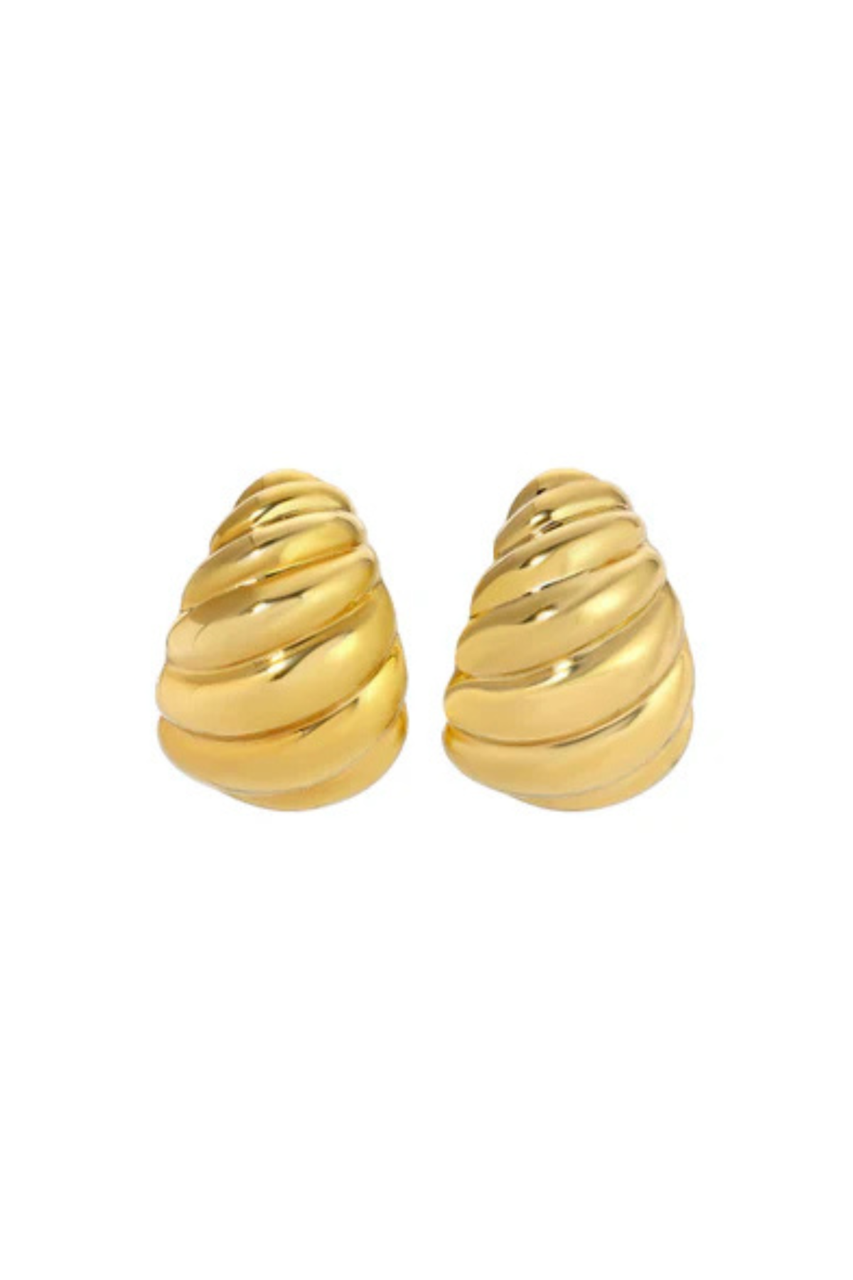 Heaven Mayhem Shell Gold Earrings - Image 2 of 2
