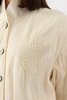 Jil Sander Silk Bomber Jacket - Cream - Thumbnail 3