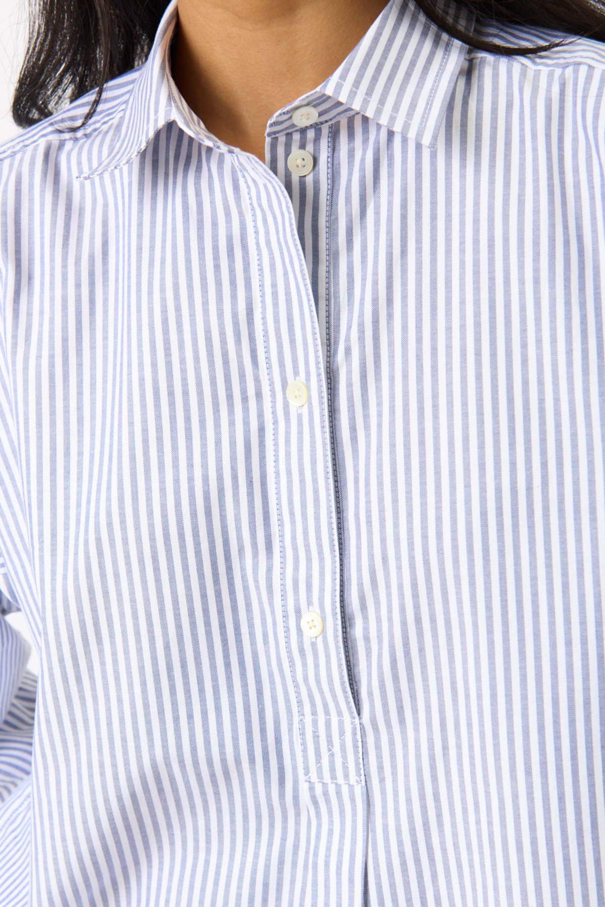Totême Striped Half-Placket Shirt - Image 3 of 4