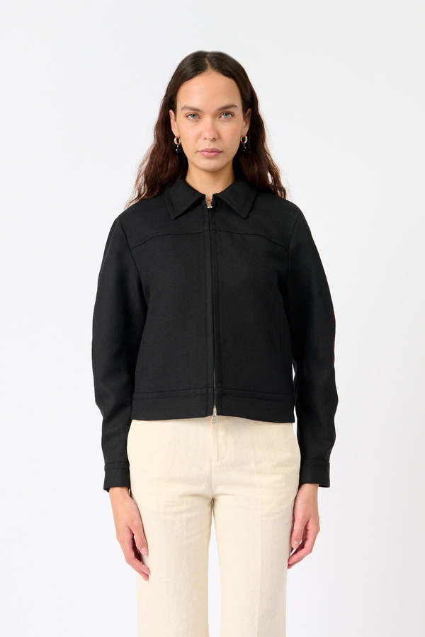 Bite Studios Tailored Wool Zip Jacket