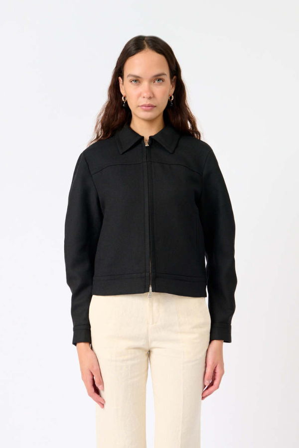 Bite Studios Tailored Wool Zip Jacket