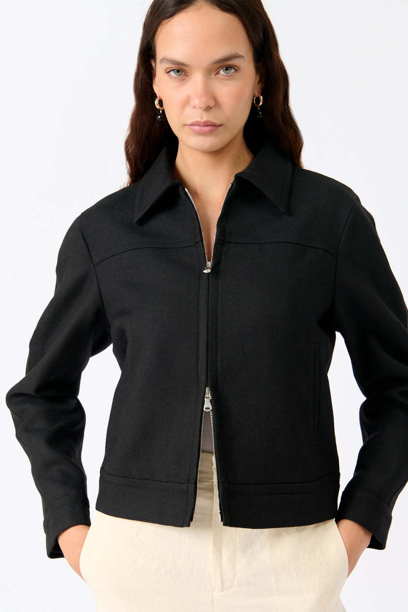 Bite Studios Tailored Wool Zip Jacket