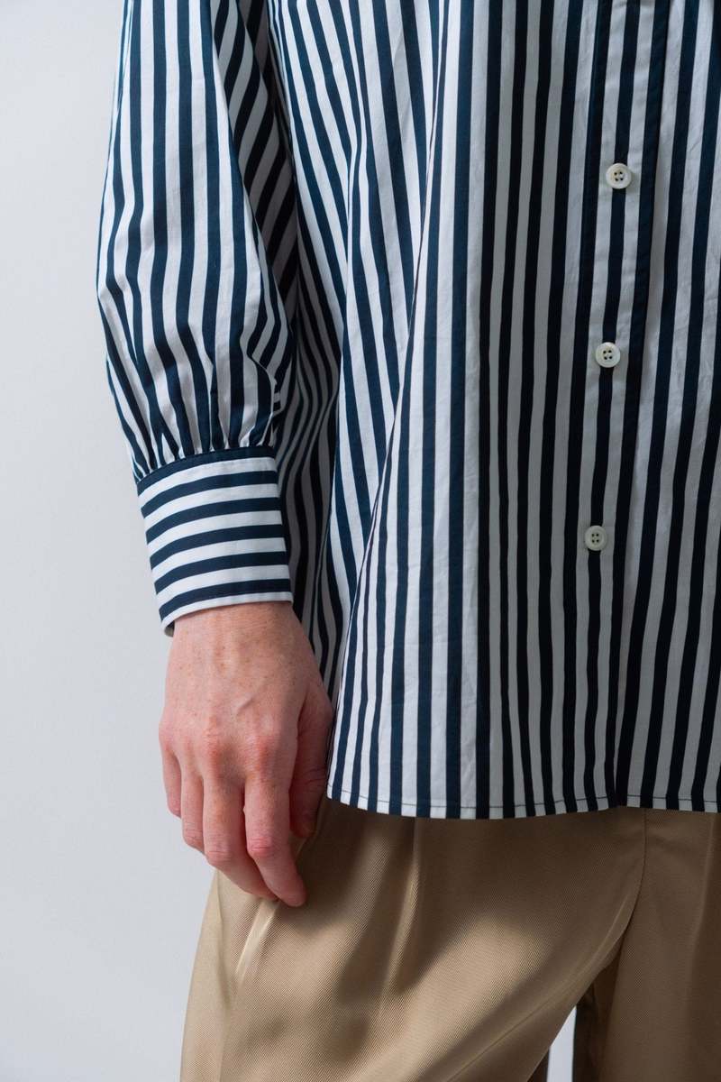 Frame The Borrowed Pocket Shirt - Navy Blue