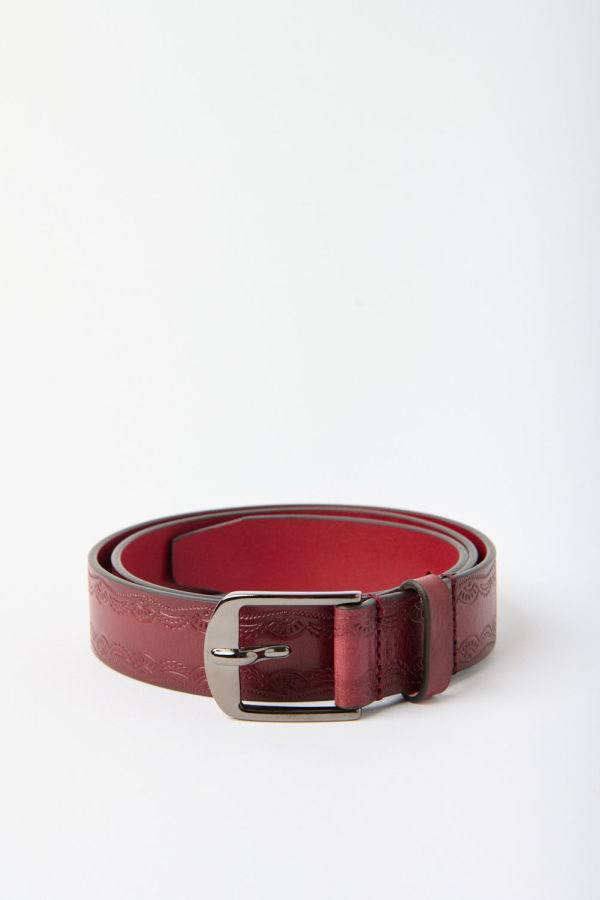 7 for all Mankind The Embossed Leather Belt