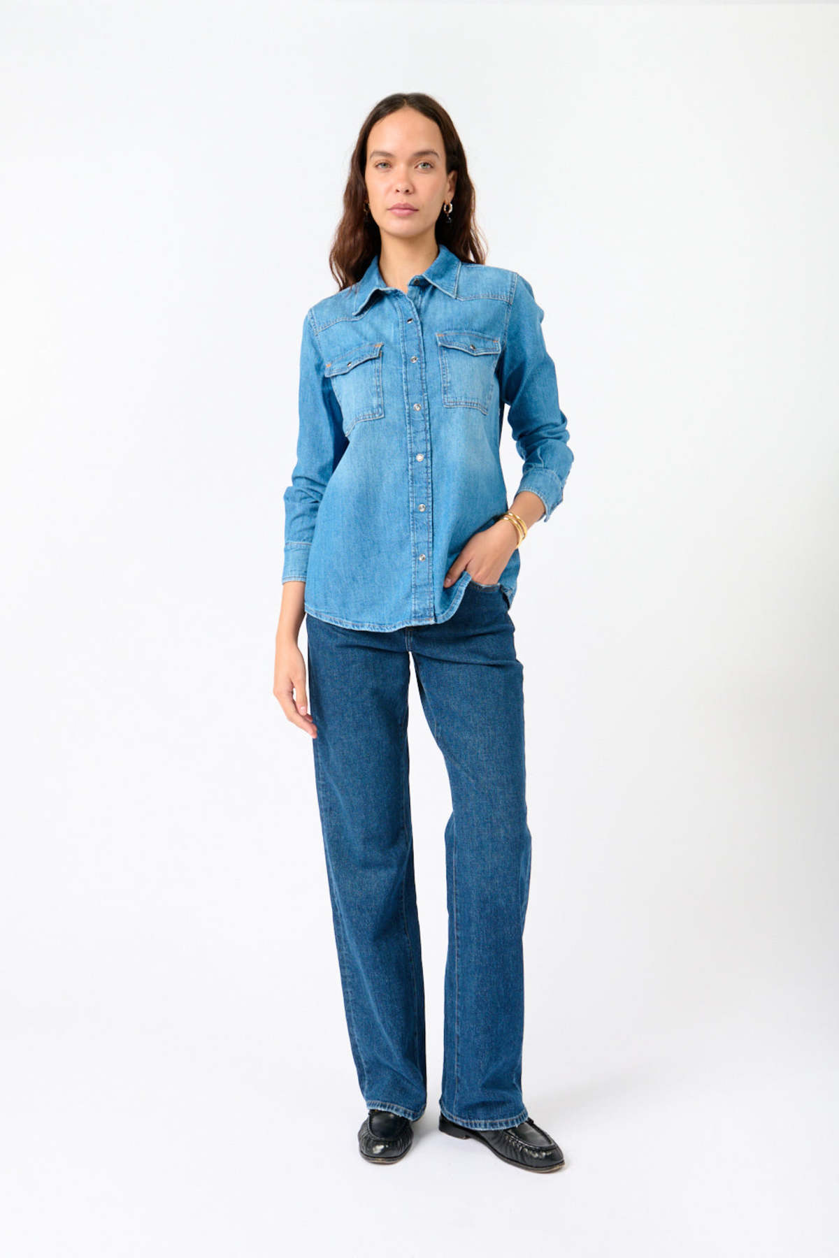 7 for all Mankind The Emilia Shirt - Image 2 of 4