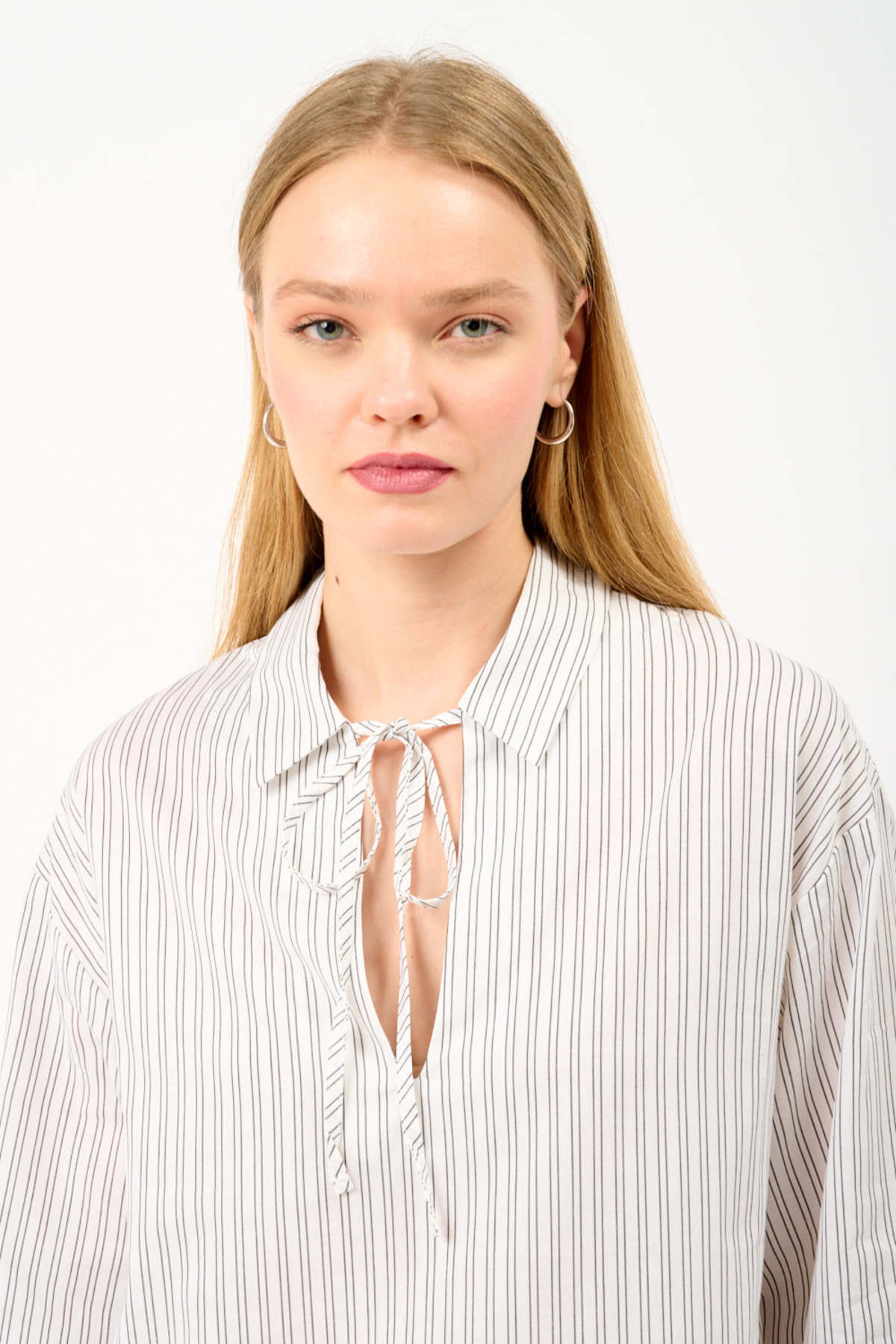 Asceno Santiago Top - Blue Stripe - Image 3 of 4