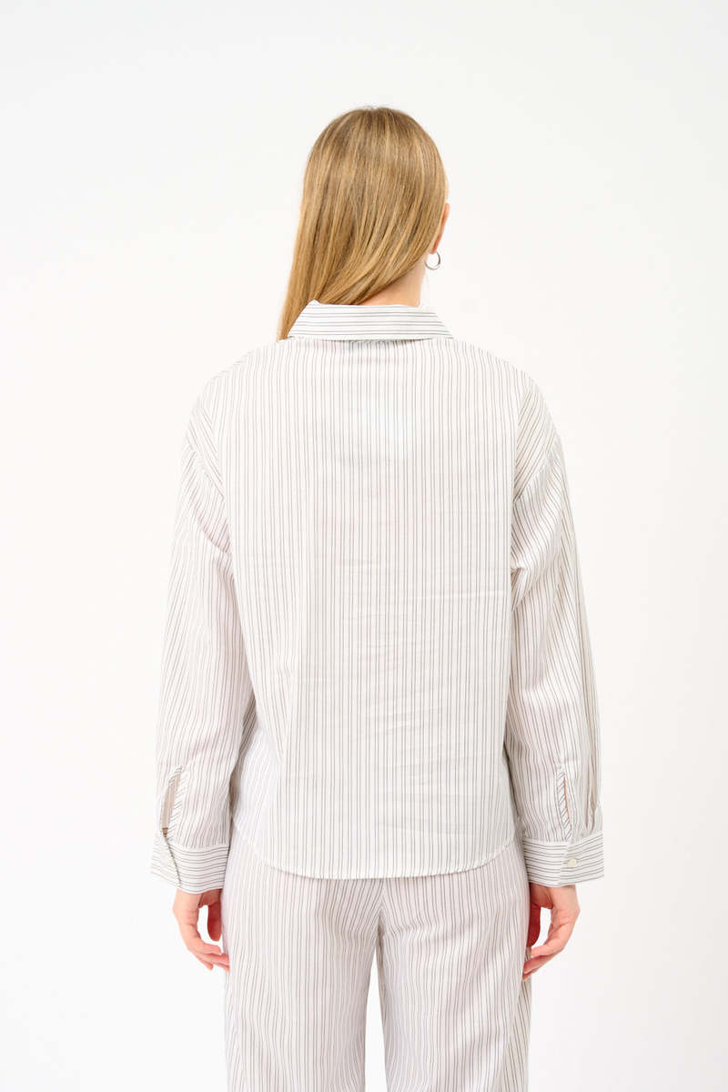 Asceno Santiago Top - Blue Stripe