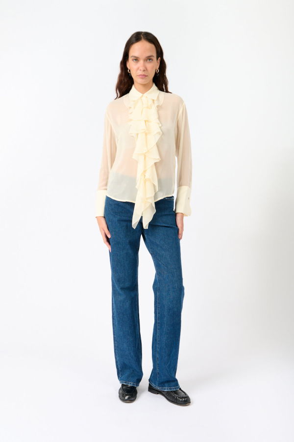 7 for all Mankind The Solidarity Star Ruffle Shirt