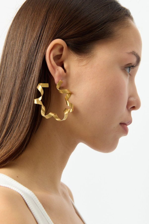 Completedworks This Is What Happens When the Paper Shredder Malfunctions Earrings Large