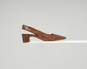 By Far Danielle Brown Croco Patent Leather By Far Danielle Brown Croco Patent Leather
