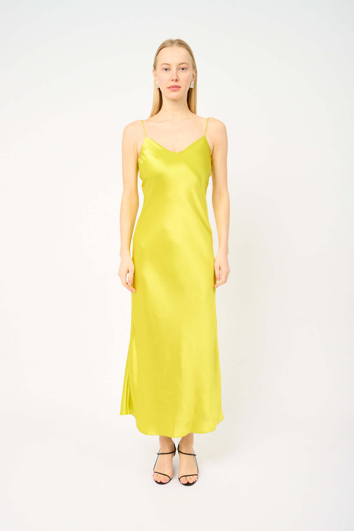 Galvan V-Neck Slip Dress - Image 1 of 4
