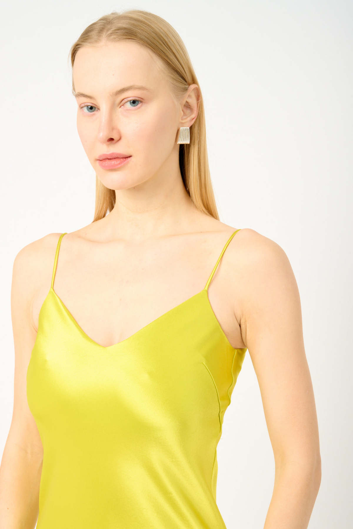 Galvan V-Neck Slip Dress - Image 2 of 4