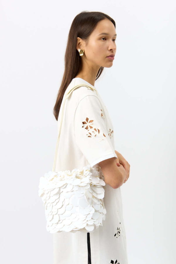 Jil Sander Sequin Dumpling Bag