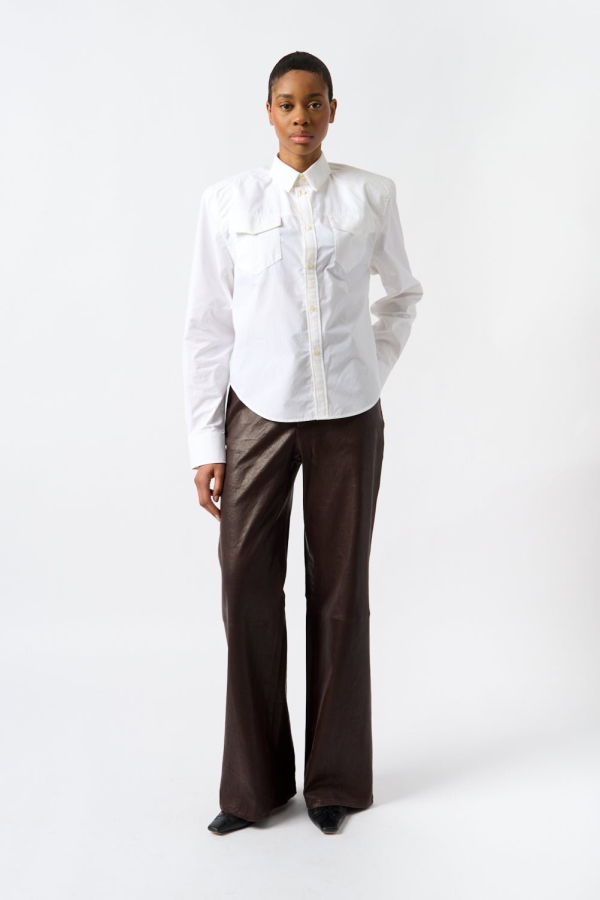 WARDROBE.NYC Shoulder Pad Shirt