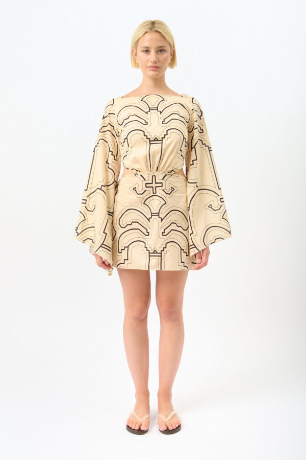 JOHANNA ORTIZ Words Of Wisdom Mini Dress