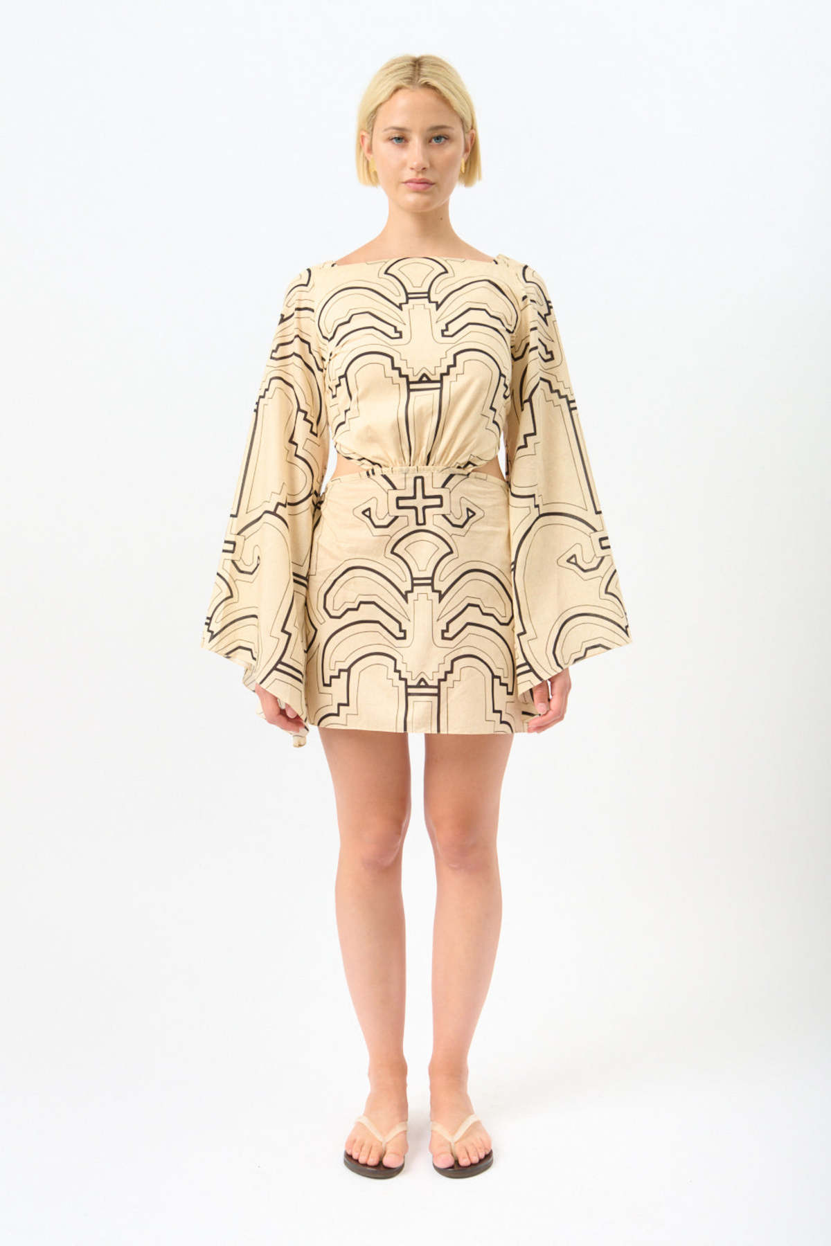 JOHANNA ORTIZ Words Of Wisdom Mini Dress - Image 1 of 4