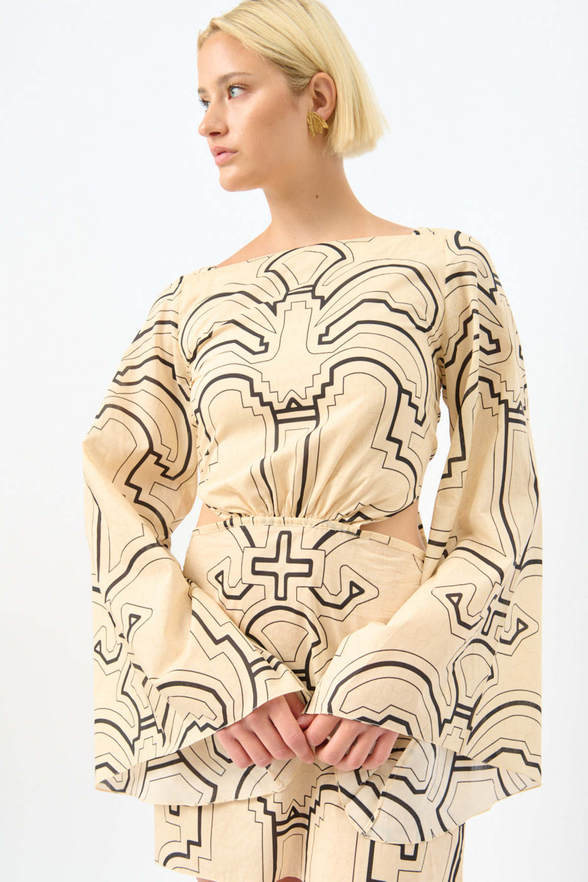 JOHANNA ORTIZ Words Of Wisdom Mini Dress - Image 3 of 4