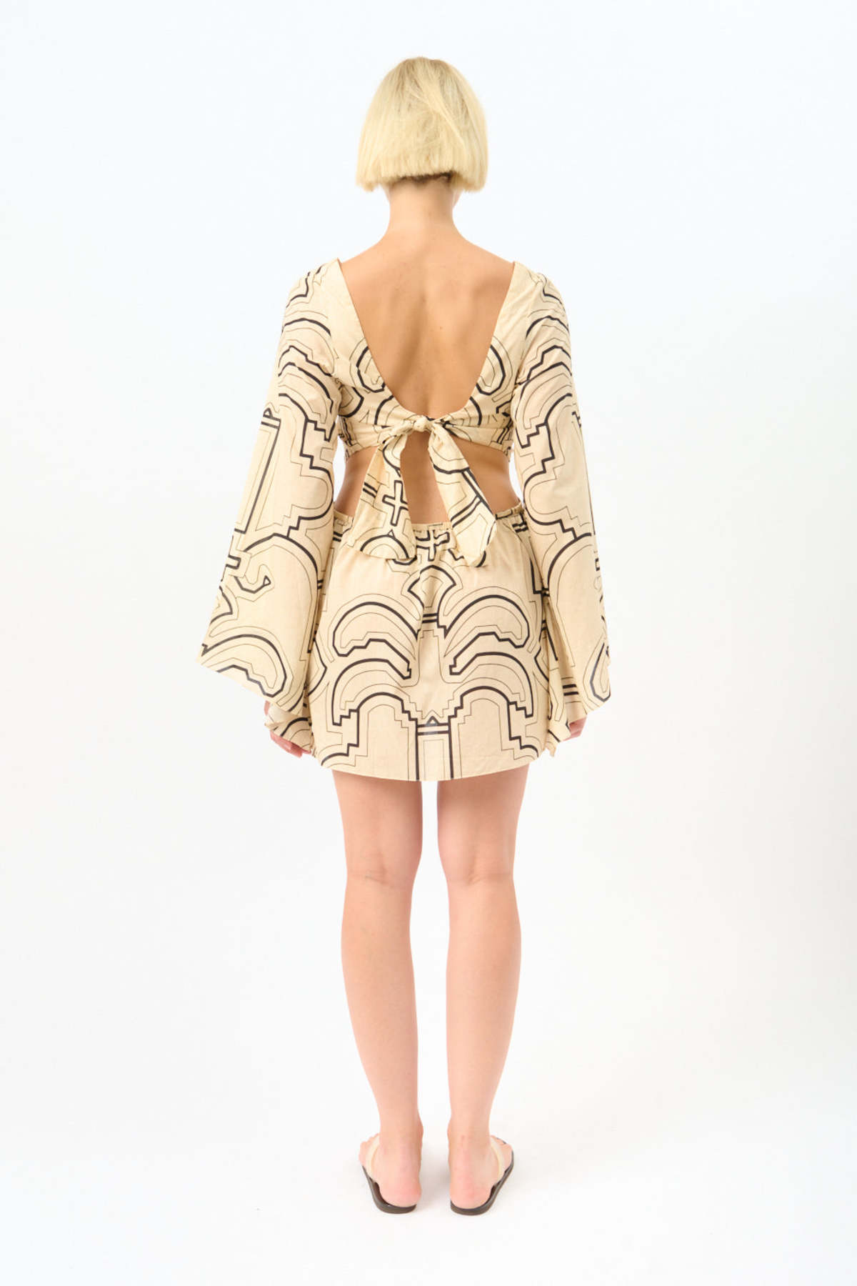 JOHANNA ORTIZ Words Of Wisdom Mini Dress - Image 4 of 4