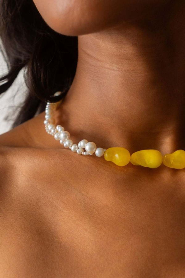 Completedworks Yellow Parade of Possibilities Necklace