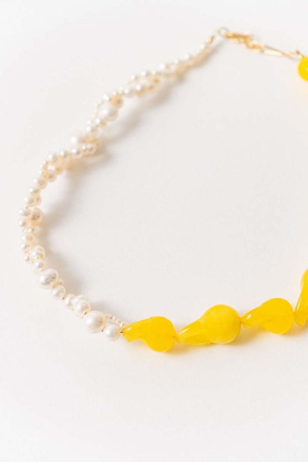 Completedworks Yellow Parade of Possibilities Necklace