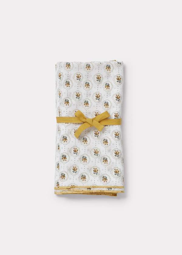 Caramel NAPKIN SET - FLOWER RING