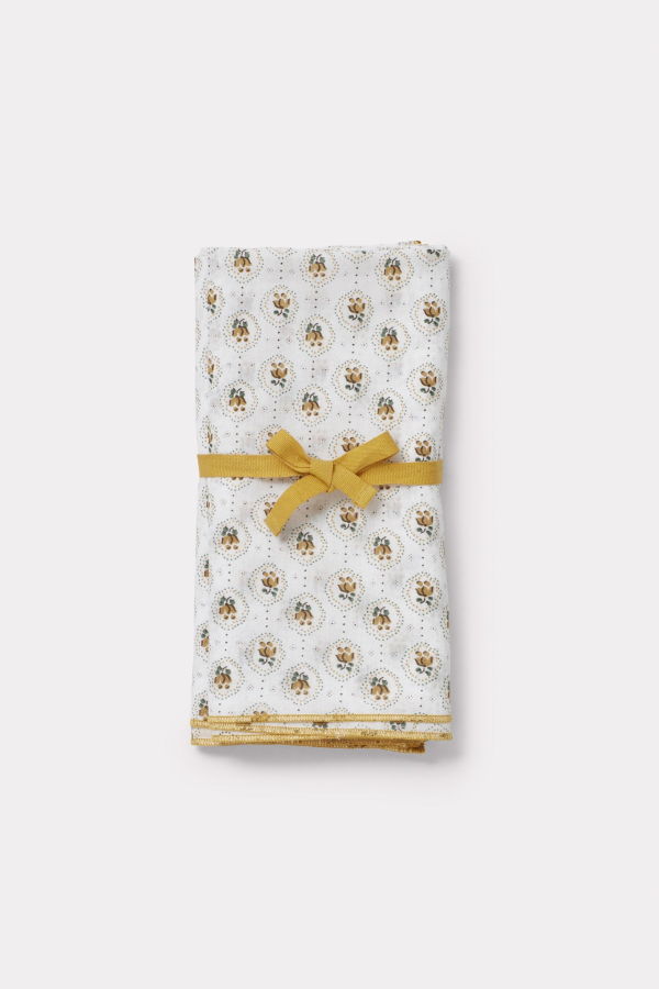 Caramel NAPKIN SET - FLOWER RING