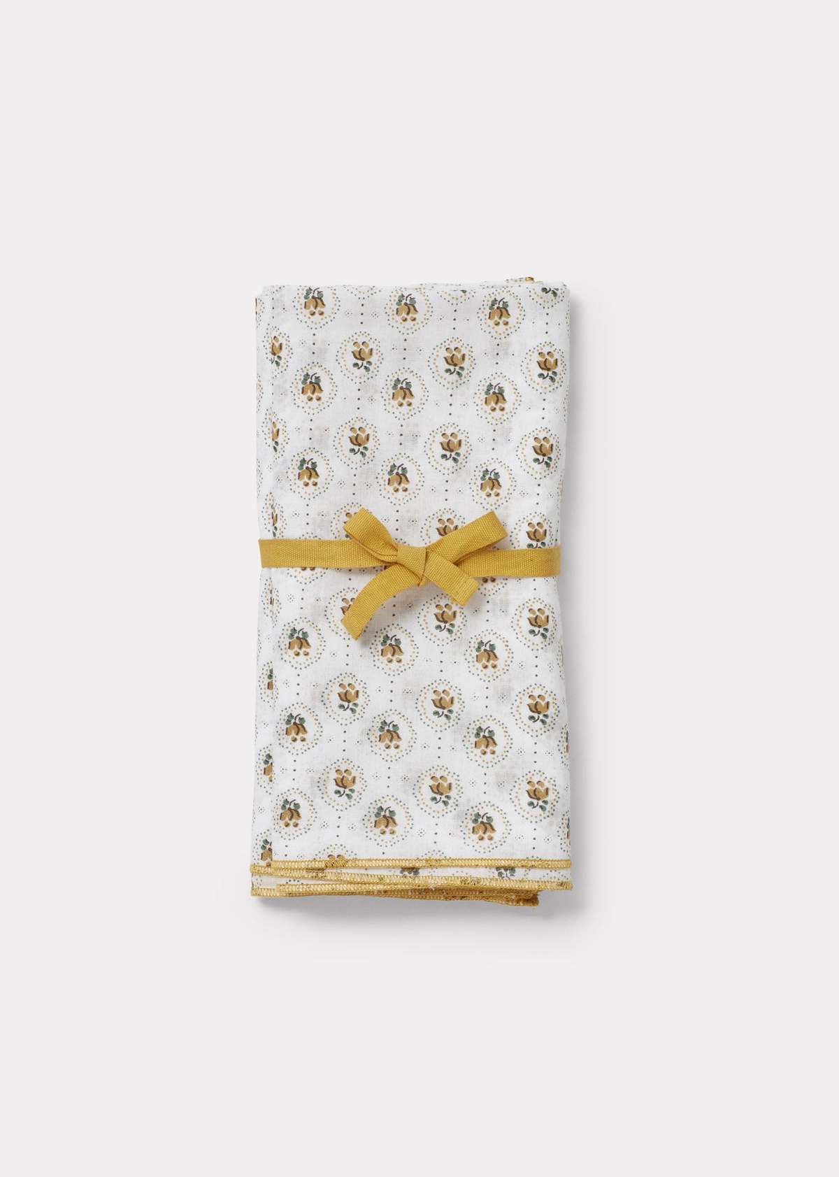 Caramel NAPKIN SET - FLOWER RING - Image 2 of 3