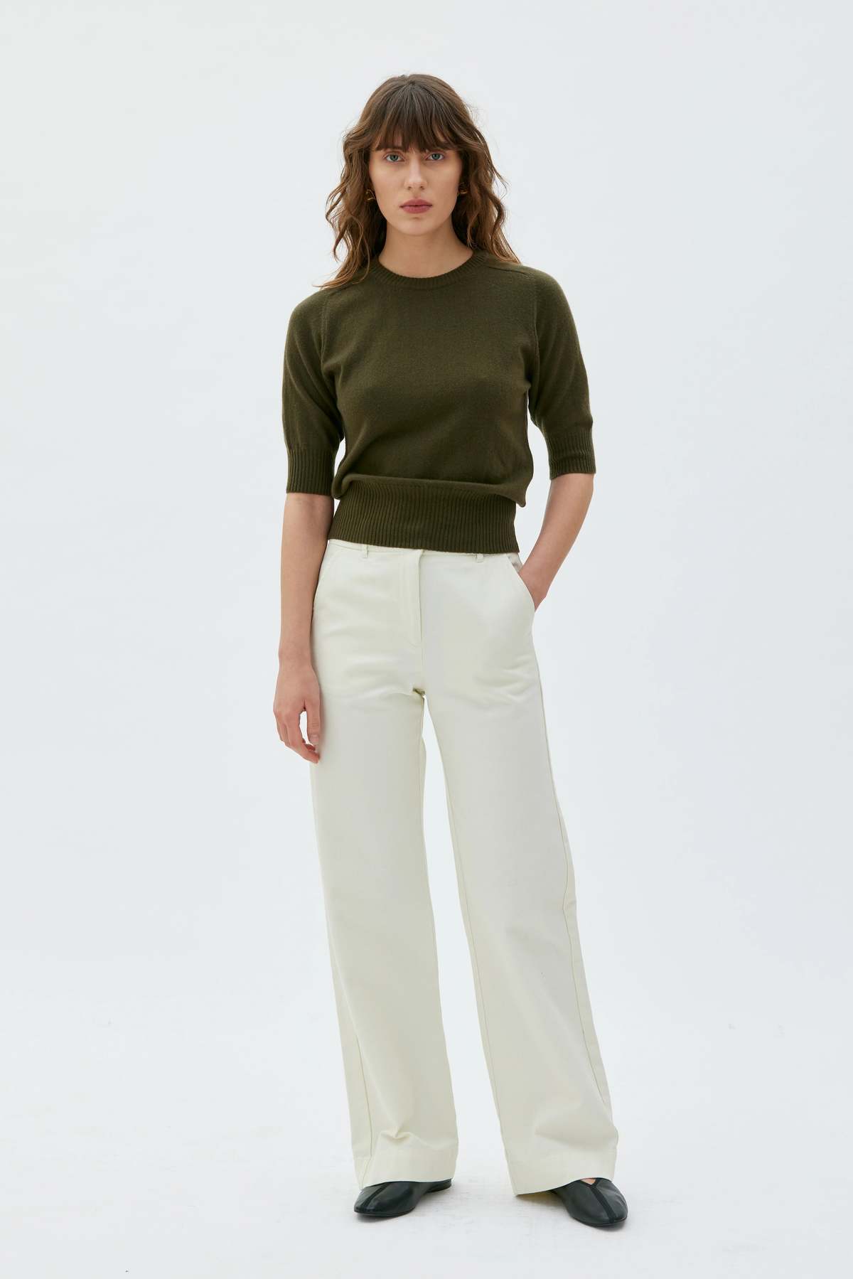 maska.se Ada Cashmere T-Shirt Top - Image 1 of 3