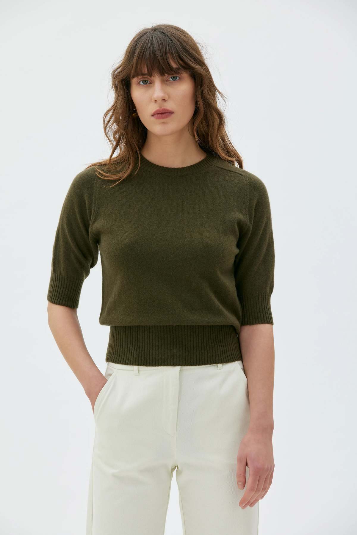 maska.se Ada Cashmere T-Shirt Top - Image 3 of 3