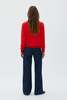 maska.se Adila Raglan Cashmere Sweater - Poppy Red - Thumbnail 2