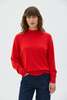 maska.se Adila Raglan Cashmere Sweater - Poppy Red - Thumbnail 3